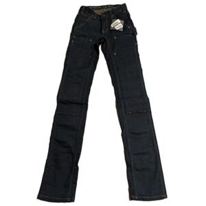 Dovetail Workwear Maven Slim Jeans Womens 000x34 Powerflex Indigo Denim NWT